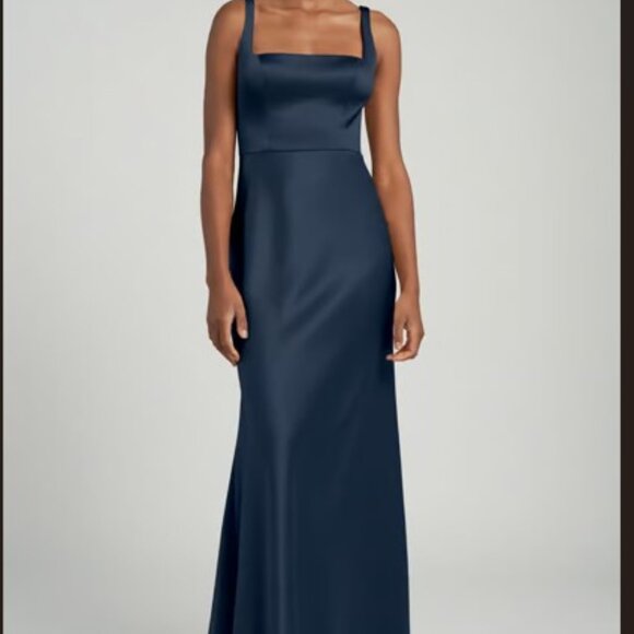 Jenny Yoo Navy Blue Wedding Dress - Picture 1 of 3